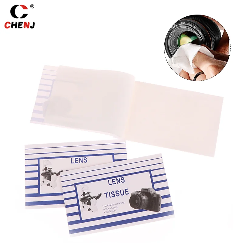 125PCS Camera Wipe Microscope Eyeglasses Kit Cleaner Tissue Dust-free Wipes Microscope Camera Lens Cleaning Paper