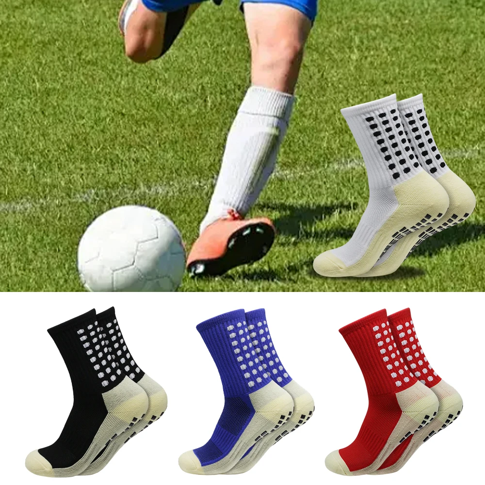 

1/4 pair Anti-slip football sports socks suitable for both men and women, outdoor sports anti-slip football yoga socks