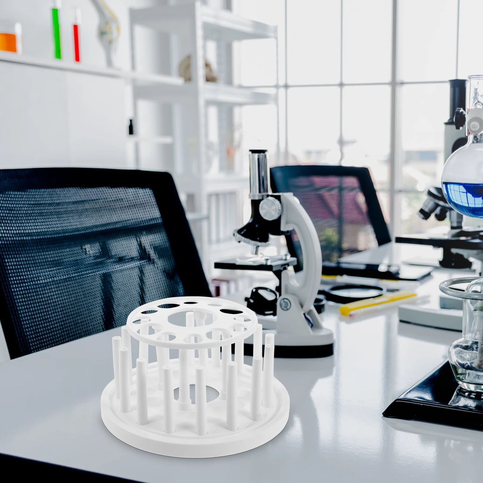 

Plastic Test Tube Rack Laboratory Sampling Cylinder Polypropylene Holder Microcentrifuge