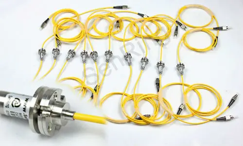 وصلات دوارة من الألياف الضوئية بقناة واحدة / FORJ من حلقات الانزلاق