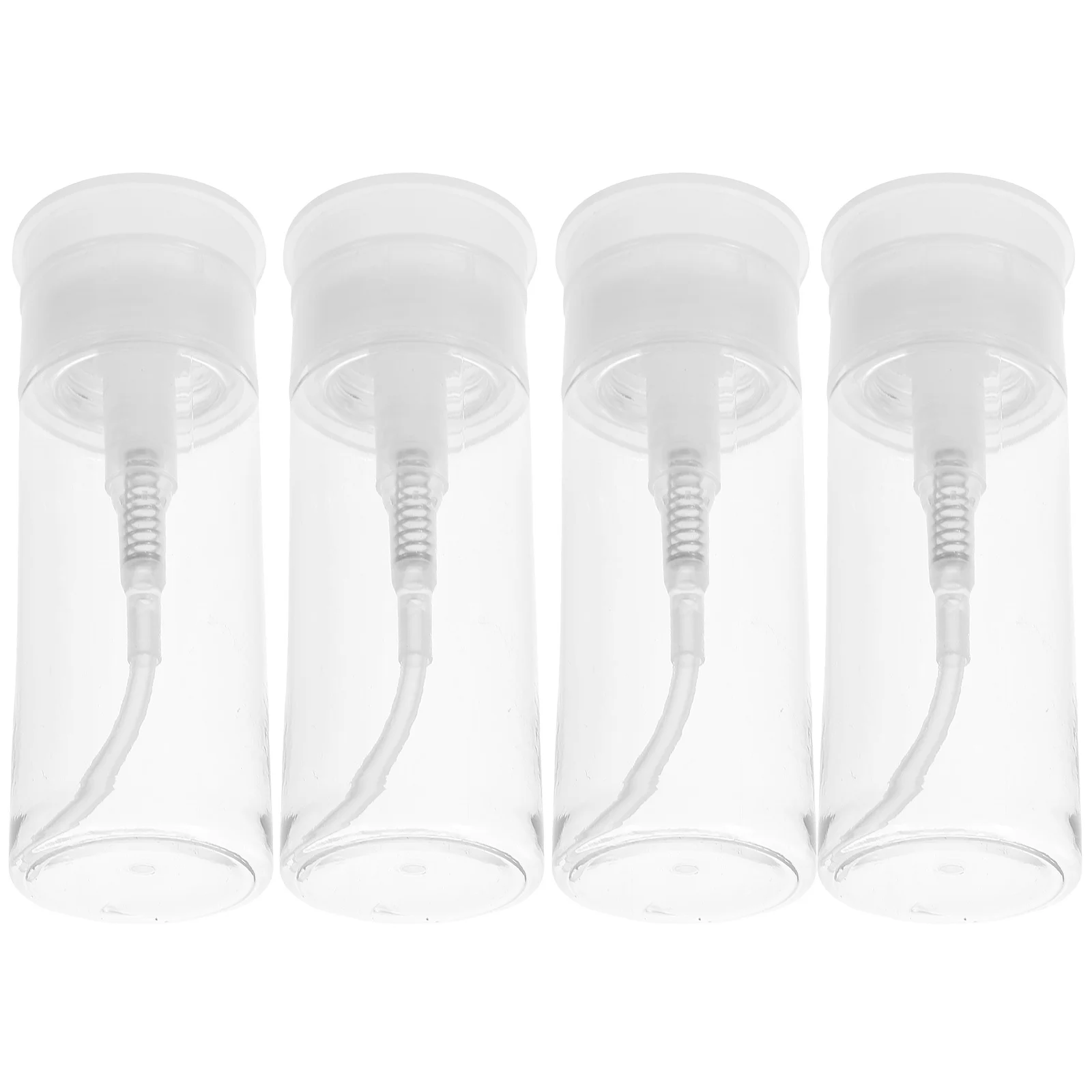 

1Set Nail Polish Remover Bottle Press Dispenser White Durable Liquid Container Travel Pump for Beauty Lotion Toner