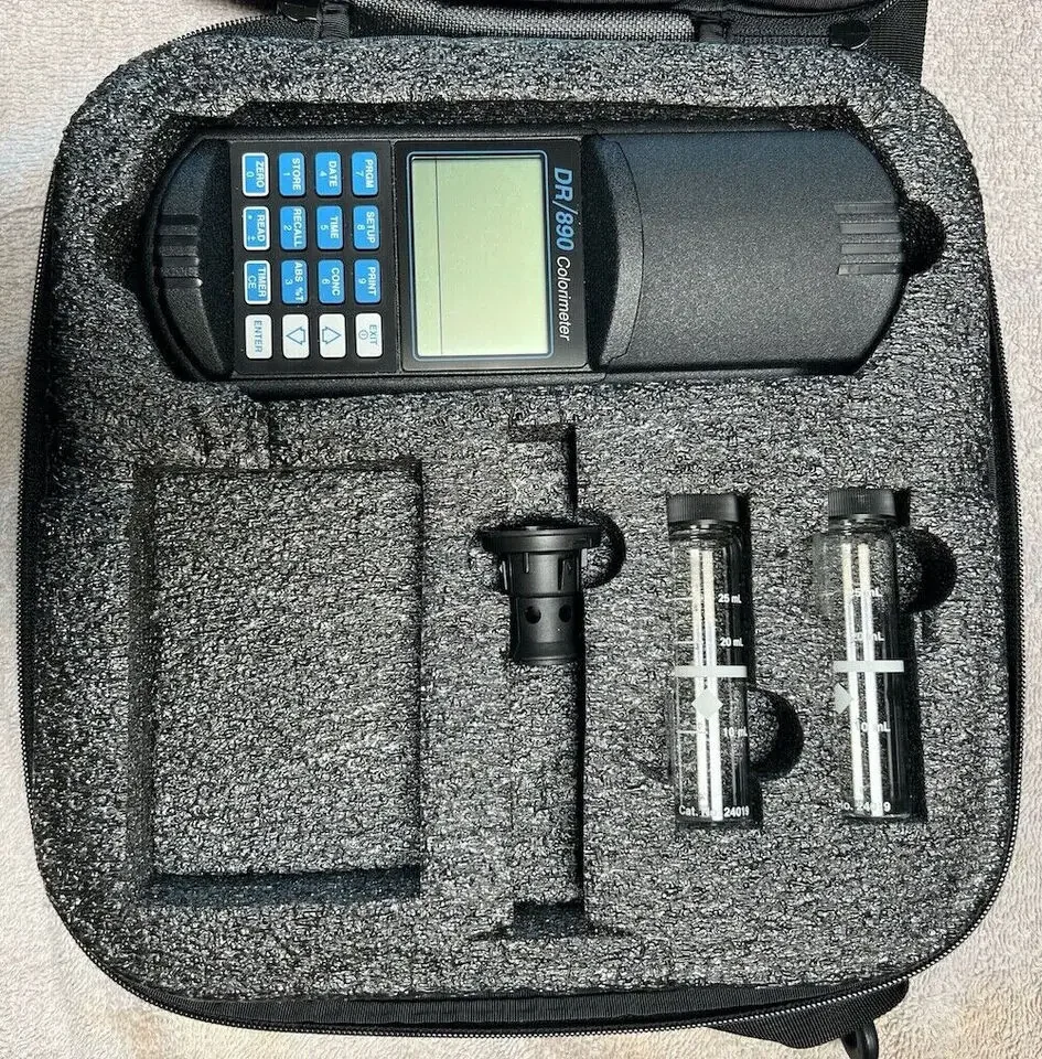 Hach DR/890 Handheld Colorimeter DR890 Used unpacked color as pictured, very new and fully functional, fast DHL shipping!