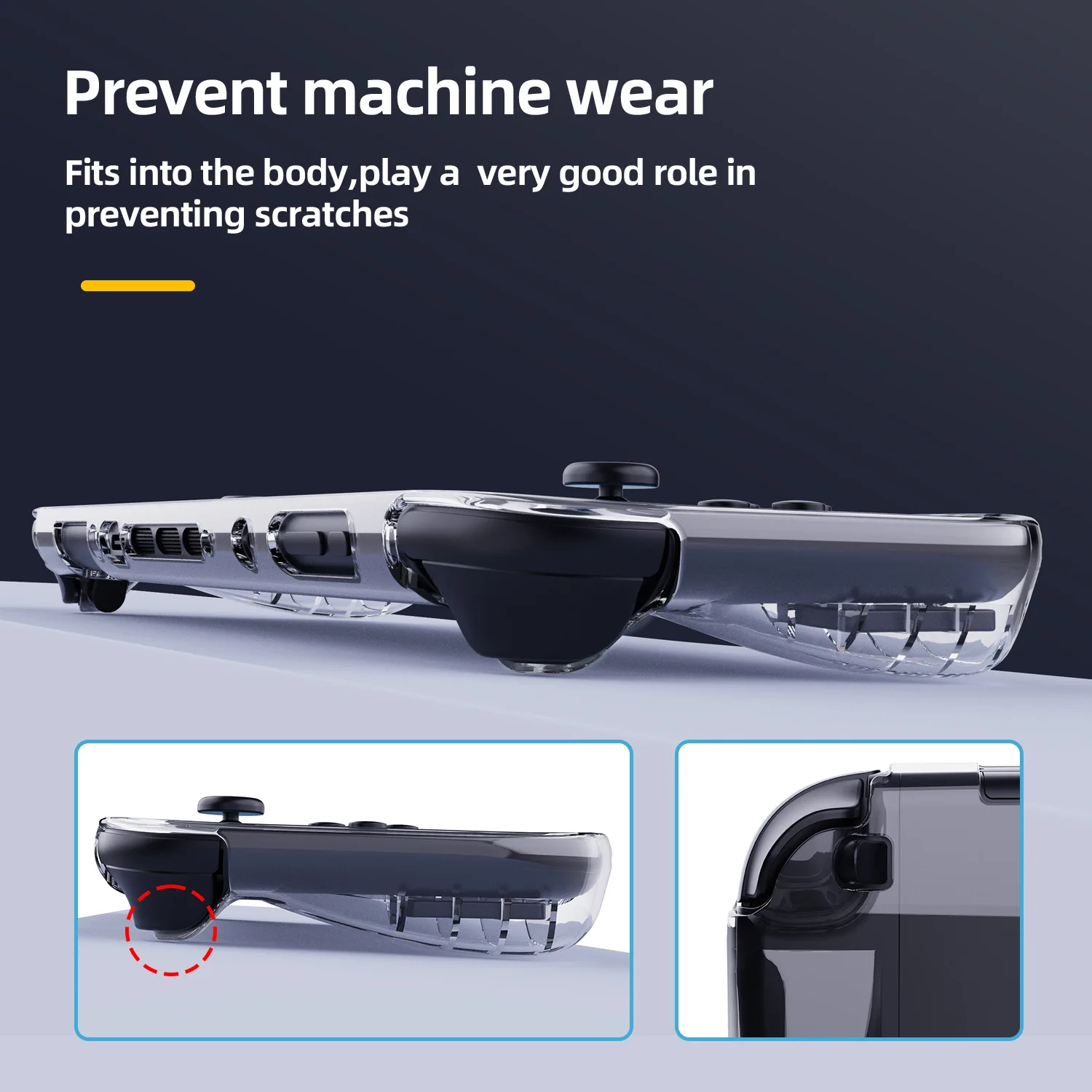 2025 غطاء حماية قابل للفصل للتبديل 2 حافظة من البولي يوريثان كريستال مضاد للخدش متوافق مع وحدة تحكم نينتندو سويتش 2 Gmae