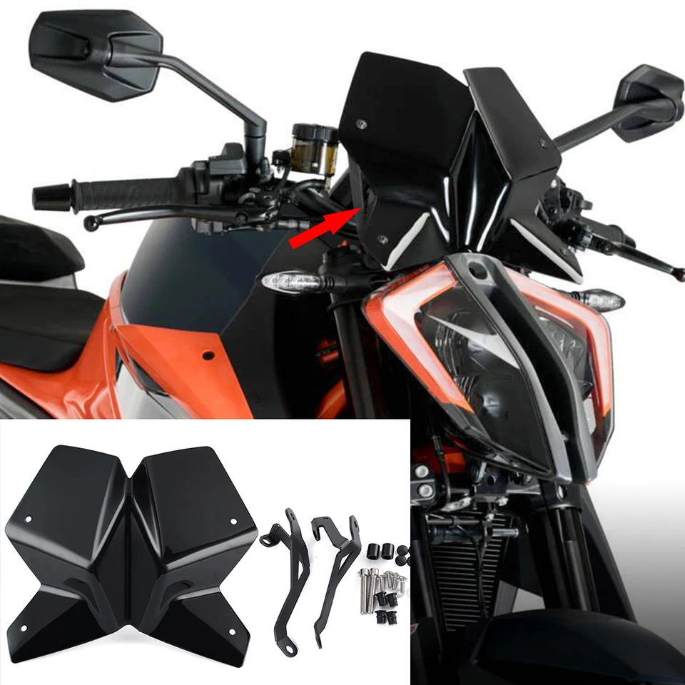 For 1290 Super Duke R 2020 2021 2022 23 Motorcycle Windscreen
