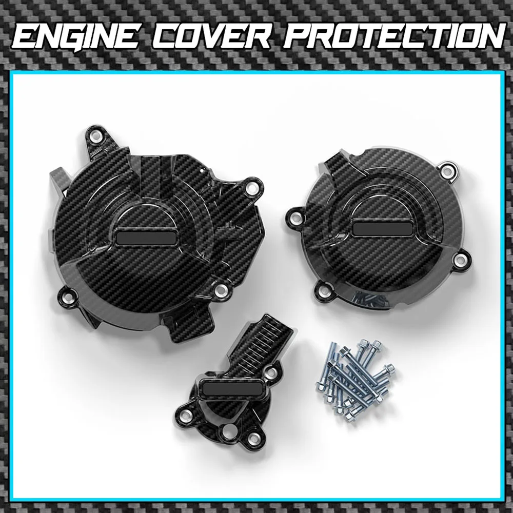 No Mark Engine Guard For 790 DUKE 790R 2018 2019 2020 2021 2022 2023 2024 Engine Guard Engine Cover Clutch Cover Protection Set