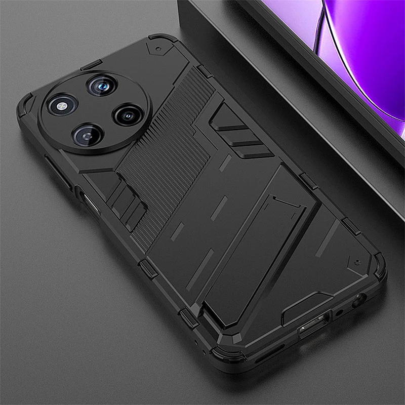 For Realme 11 4G 2023 Case Armor Kickstand Bumper Shockproof Phone Cases For Realmi 11 4G RMX3636 Car Magnetic Holder Back Cover