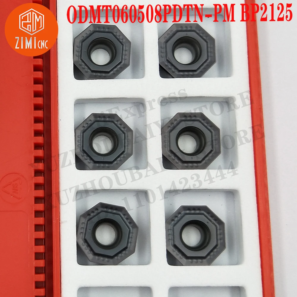 ODMT060508PDTN-PM BP2125 أودمت 060508 بدتن إدراج كربيد أدوات إدراج الطحن أدوات CNC أدوات مخرطة معدنية إدراج قطع الطحن