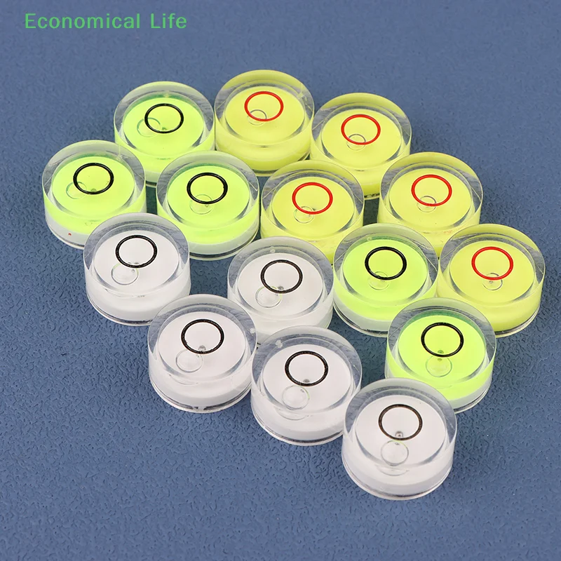 5pcs Mini Round Accuracy Bubble Level Bullseye Instrument Horizontal Precision Bubble Level Measuring Tool