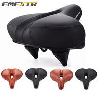 Oversized Bike Seat Comfortable Bike Seat Universal Replacement Bicycle Saddle Waterproof Leather Seat Extra Padded Silicone