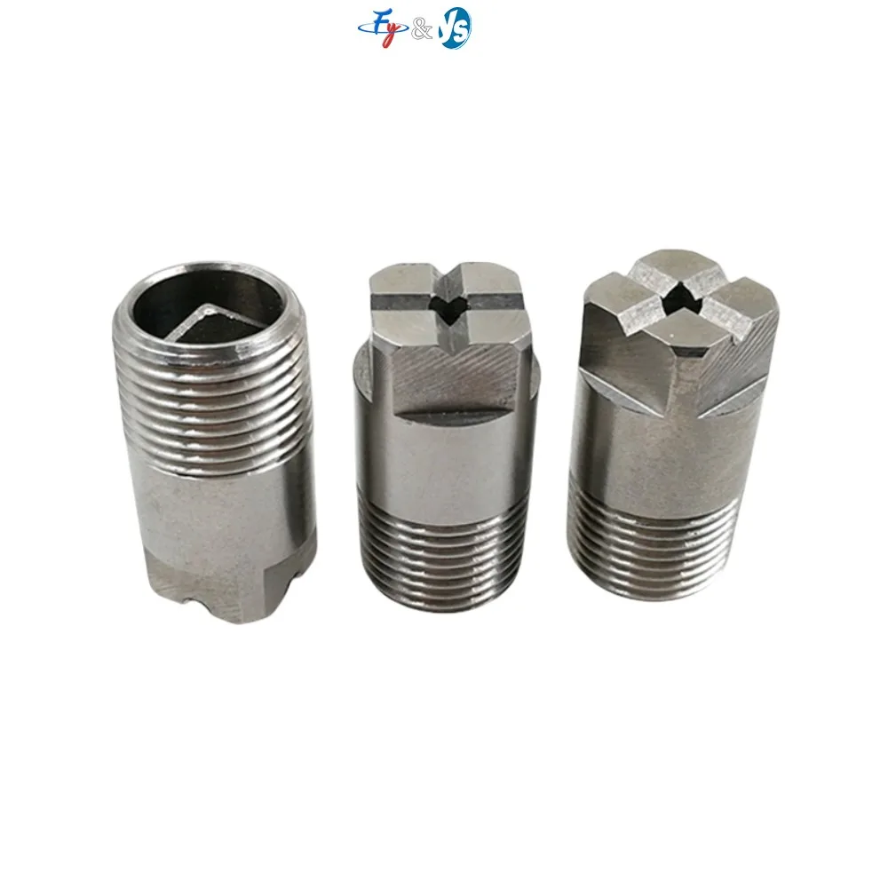 Square Stainless Steel Solid Conical Nozzle Flow Atomizing Dust Removal Cooling Spray High Pressure Cleaning Industrial Spray