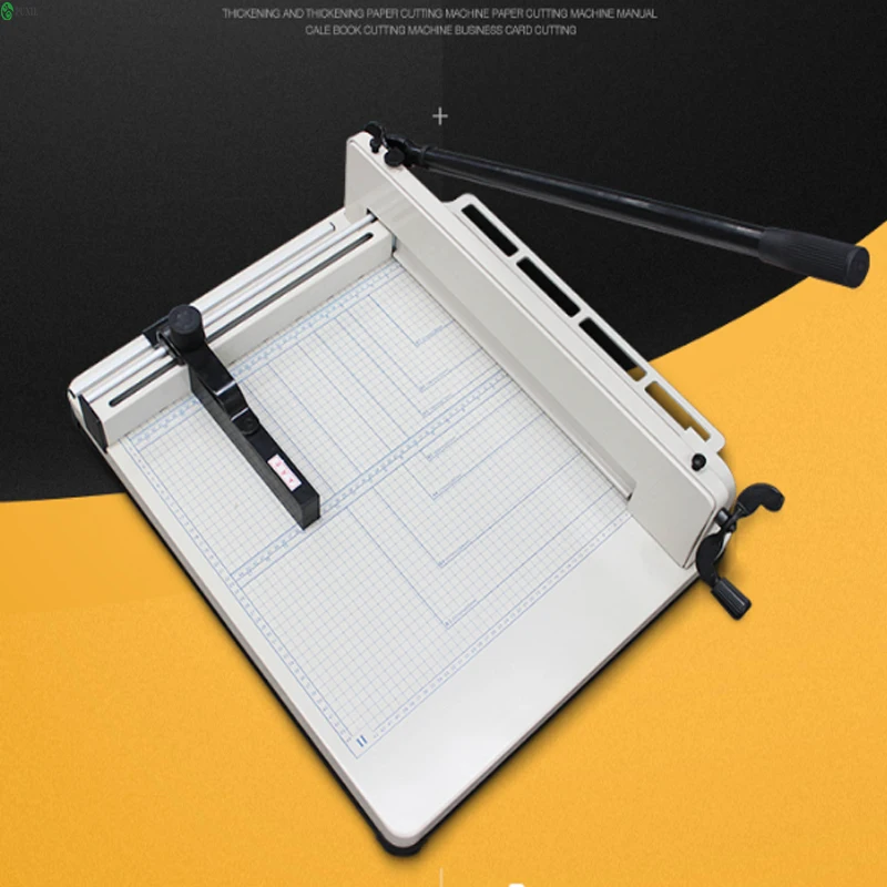 قاطع الورق عالي التحمل 858 نوع A3 قاطع الورق ذو الطبقة السميكة قاطع الورق عالي التحمل 858 نوع A3 قاطع الورق ذو الطبقة السميكة الثقيلة- #4