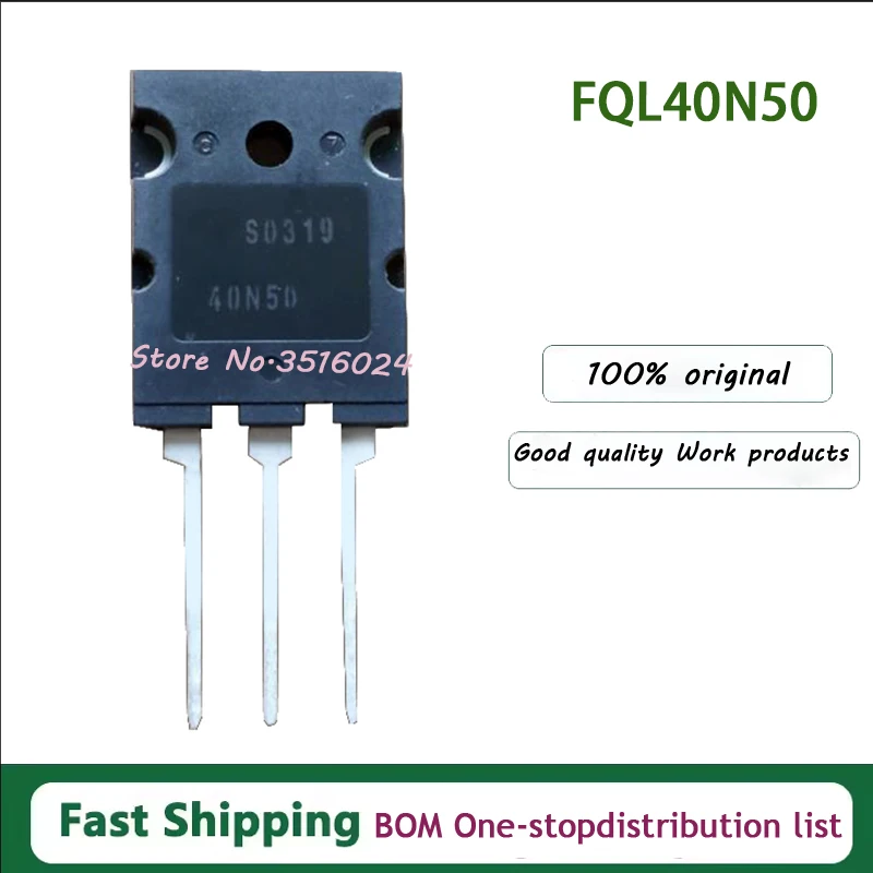 10PCS/lot  FQL40N50  TO-3PL  500V 40A   100% NEW