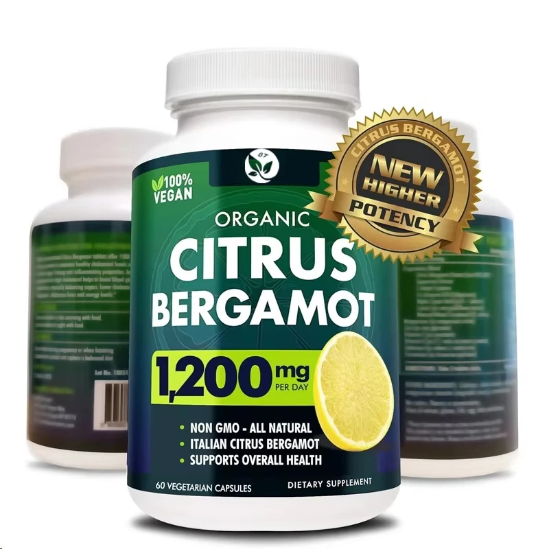 

Citrus Bergamot 1200mg 60 Capsules - Natural Supplement With Pure High Potency Bergamot Extract
