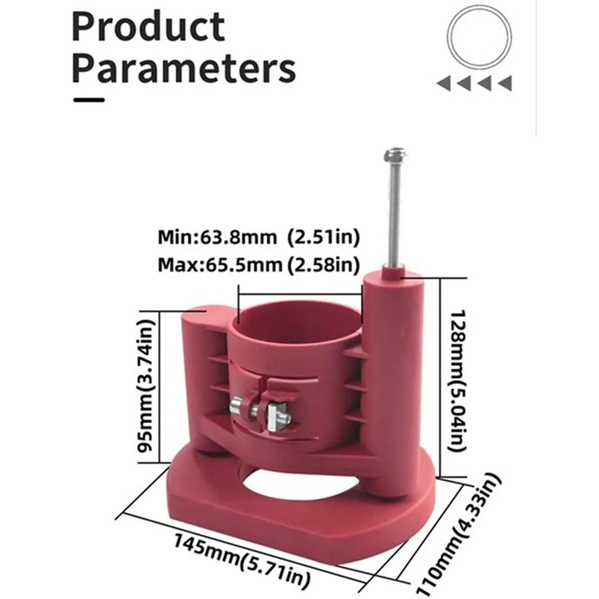 1set Precise Router Lift-Router Table Lift System - Router Plate Insert for Quick, Accurate, Reliable, Repeatable Setup