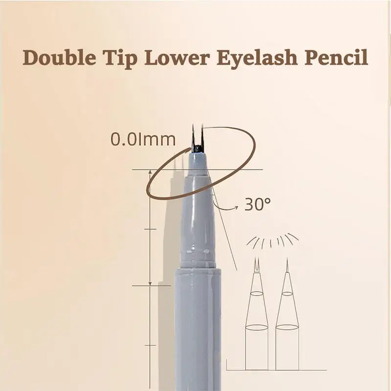 Zwarte Eyeliner Dubbele Tip Wimper Liner Oogpotlood Waterdichte Vloeibare Gevleugelde Eyeliner Stempel Pen Voor Vrouwen Make-Up Volwassenen