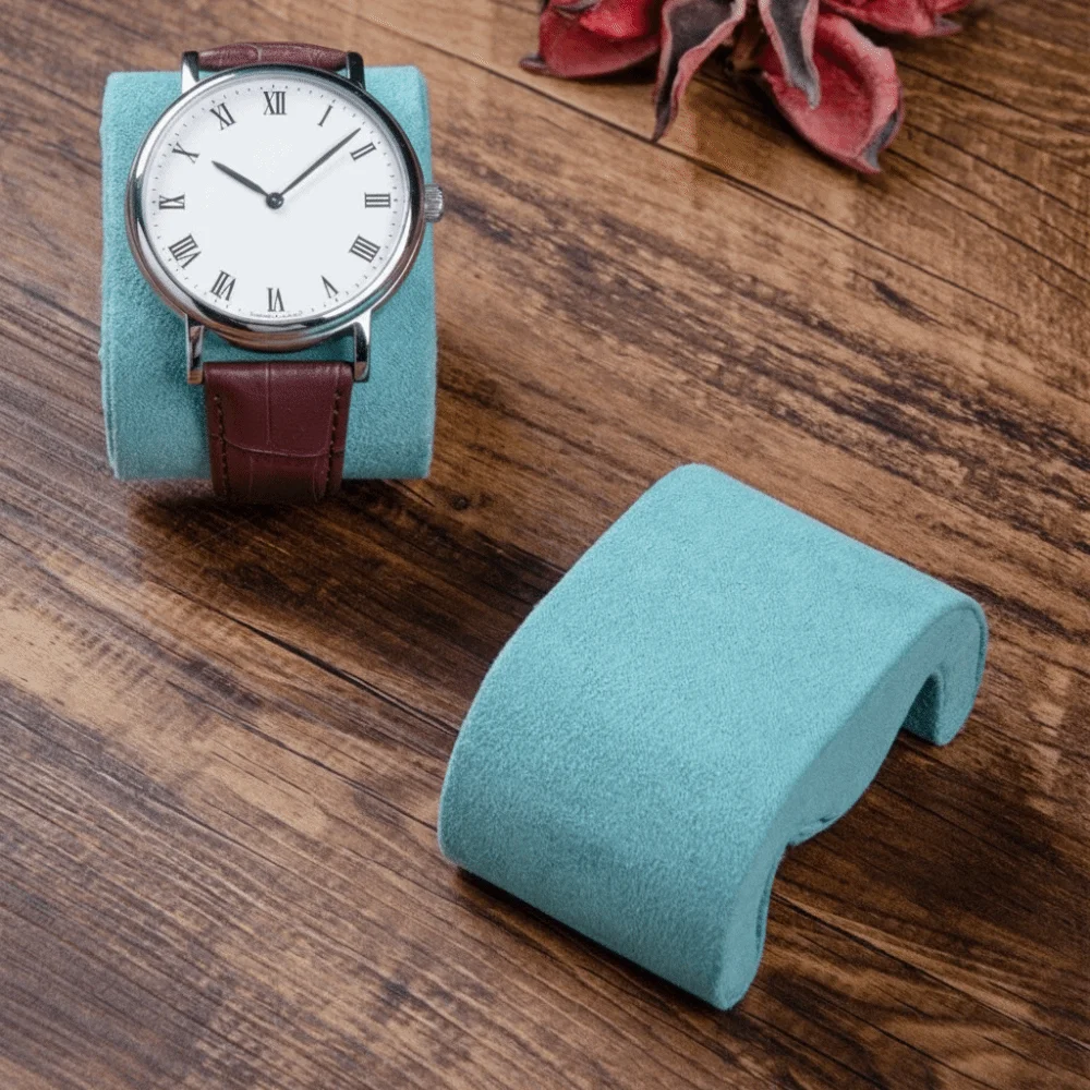 Soft Suede Watches Storage Pillow Multi Functional Durable Wristwatch Cushion Display Function Velvet Material