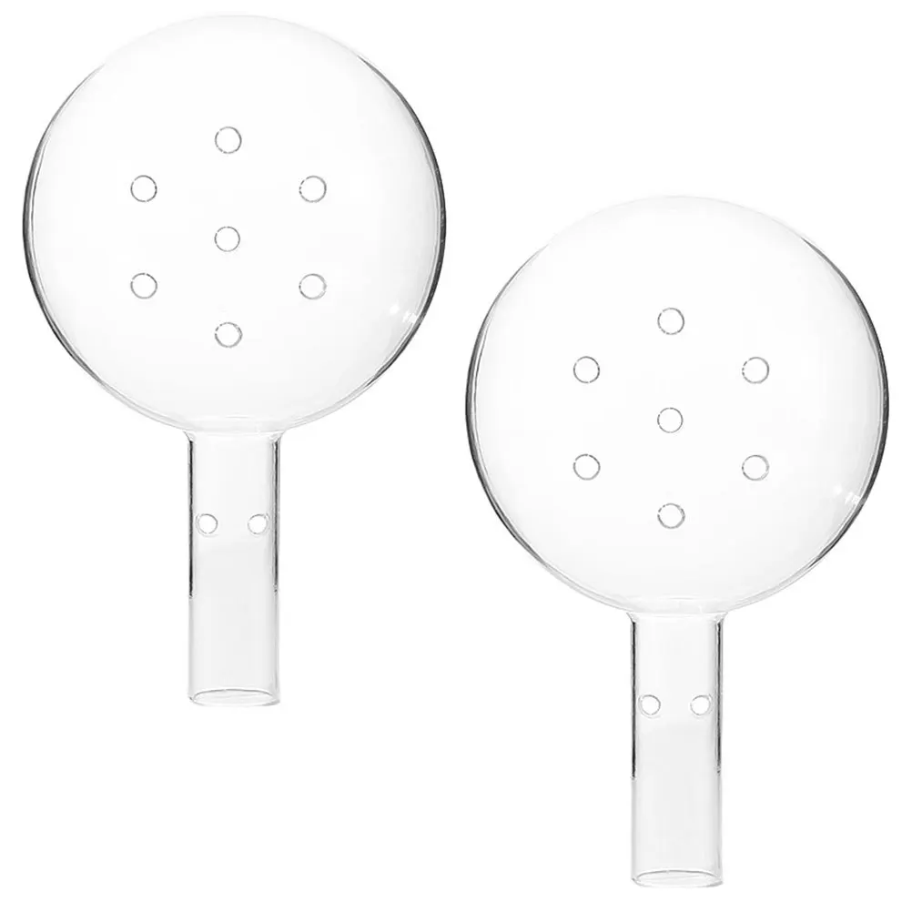 2pcs Rose Packaging Sphere Clear Reusable Diy Flower Holder For Wedding Valentine'S Day Gift Hollow Ball Festival Bouquet