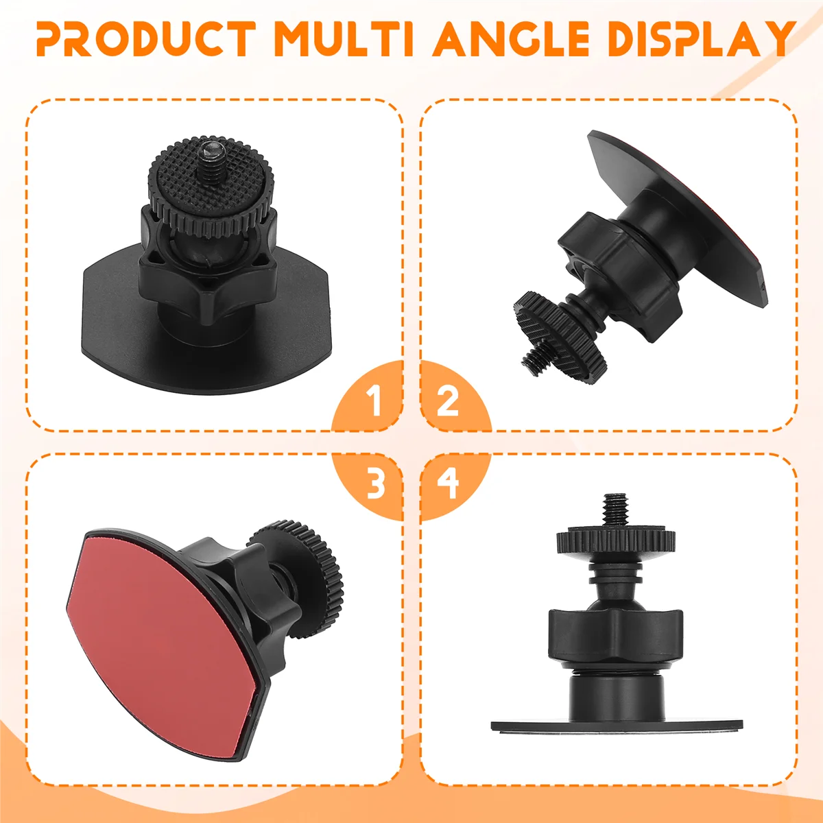 A29R Car Windshield Suction Cup Mount Holder for Mobius Action Cam Car Key Camera Black