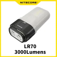 NITECORE LR70 3000Lumens Flashlight Rechargeable With Power Bank Built-in Battery