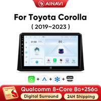 Ainavi Car Radio For Toyota Corolla 2019 2020 2021 2022 2023 E210 Wireless Carplay Android Auto Car Multimedia Autoaudio 10inch