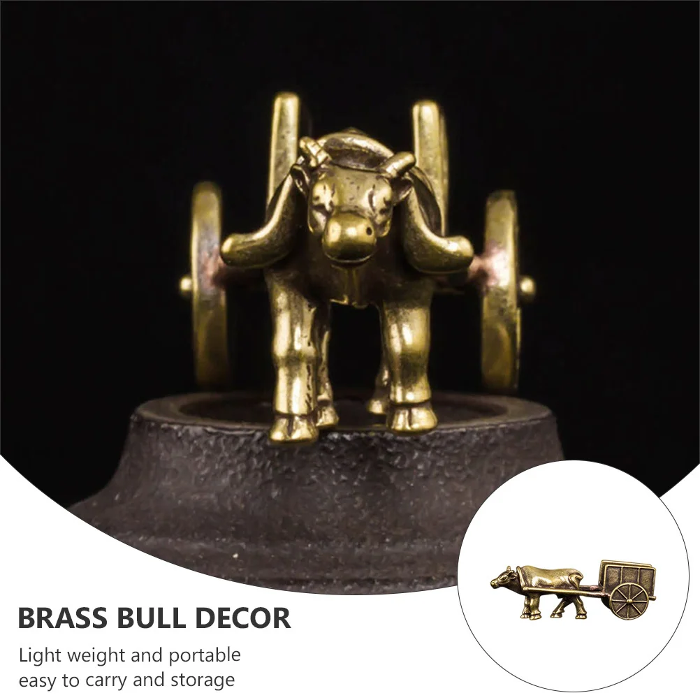 

Bull Sculpture Handmade Feng Shui Decor Cattle Statue Desktop Ornament Cow Ornament Home Office Decoration Cow