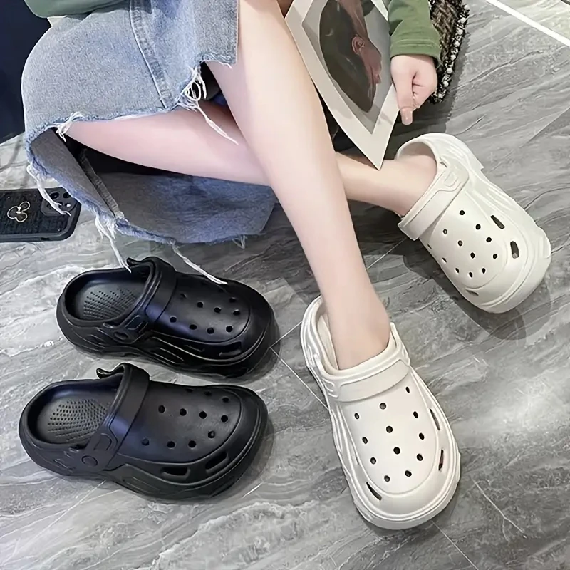 

Летние женские нескользящие сабо, мужские сандалии на толстой подошве, подходящие для медсестры, работы или отдыха, пляжного отдыха