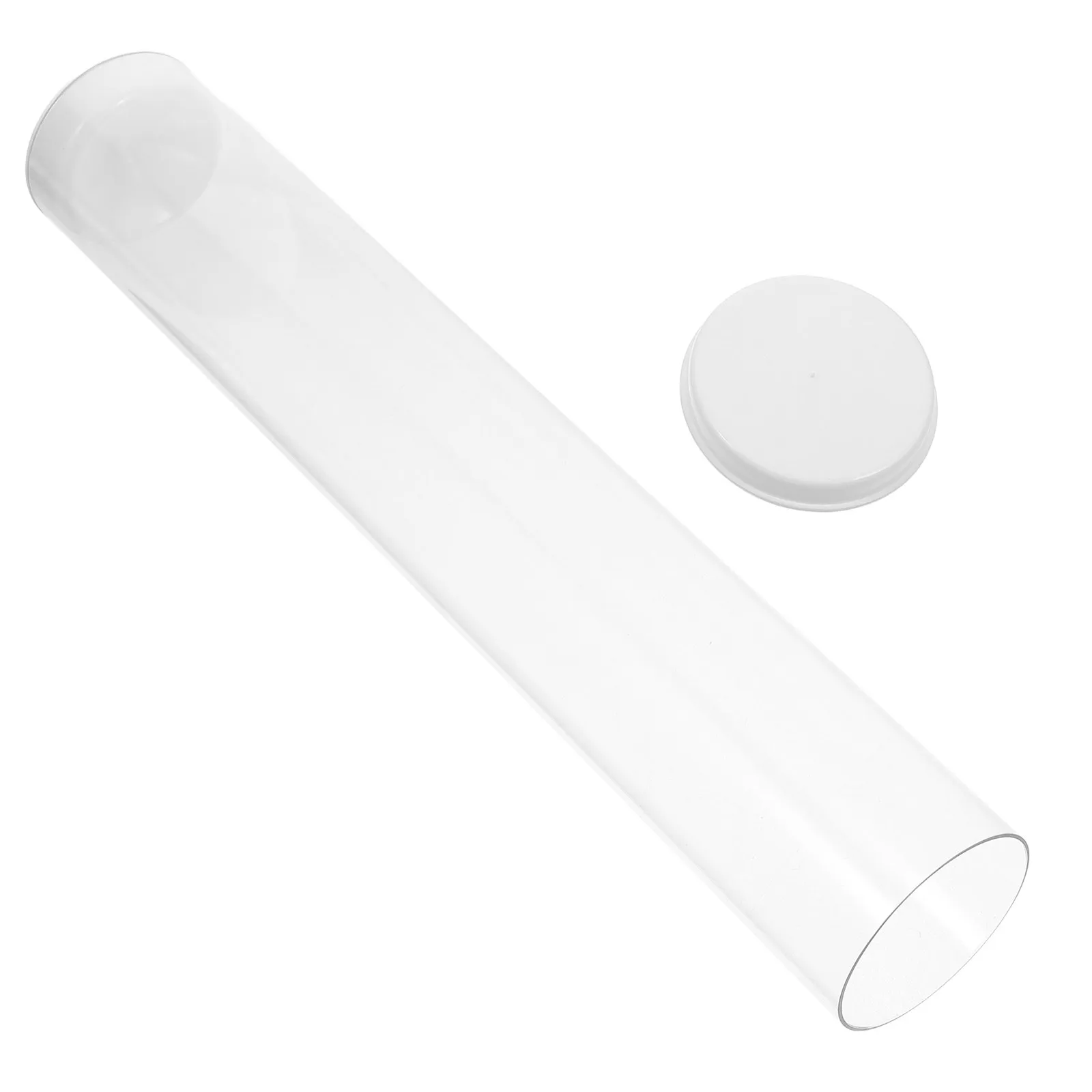 

Transparent Badminton Ball Storage Tube Clear Shuttlecock Holder 12 Balls DIY Portable Can Indoor Outdoor Shuttlecocks Keeper