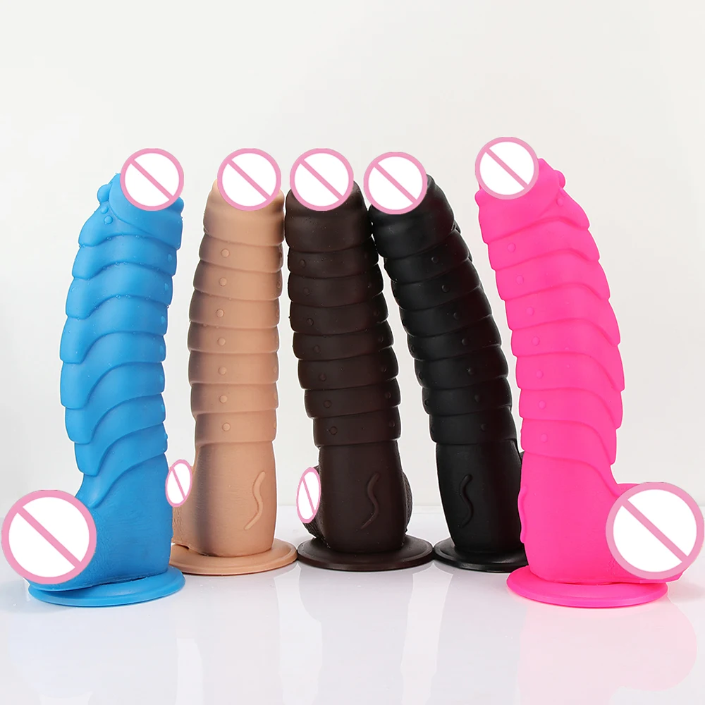 XXL Huge Dildo Realistic Dragon Scales Penis With Suction Cup For Women Strapon Toys Animal Flexible Anal Plug Silicone Sex Shop