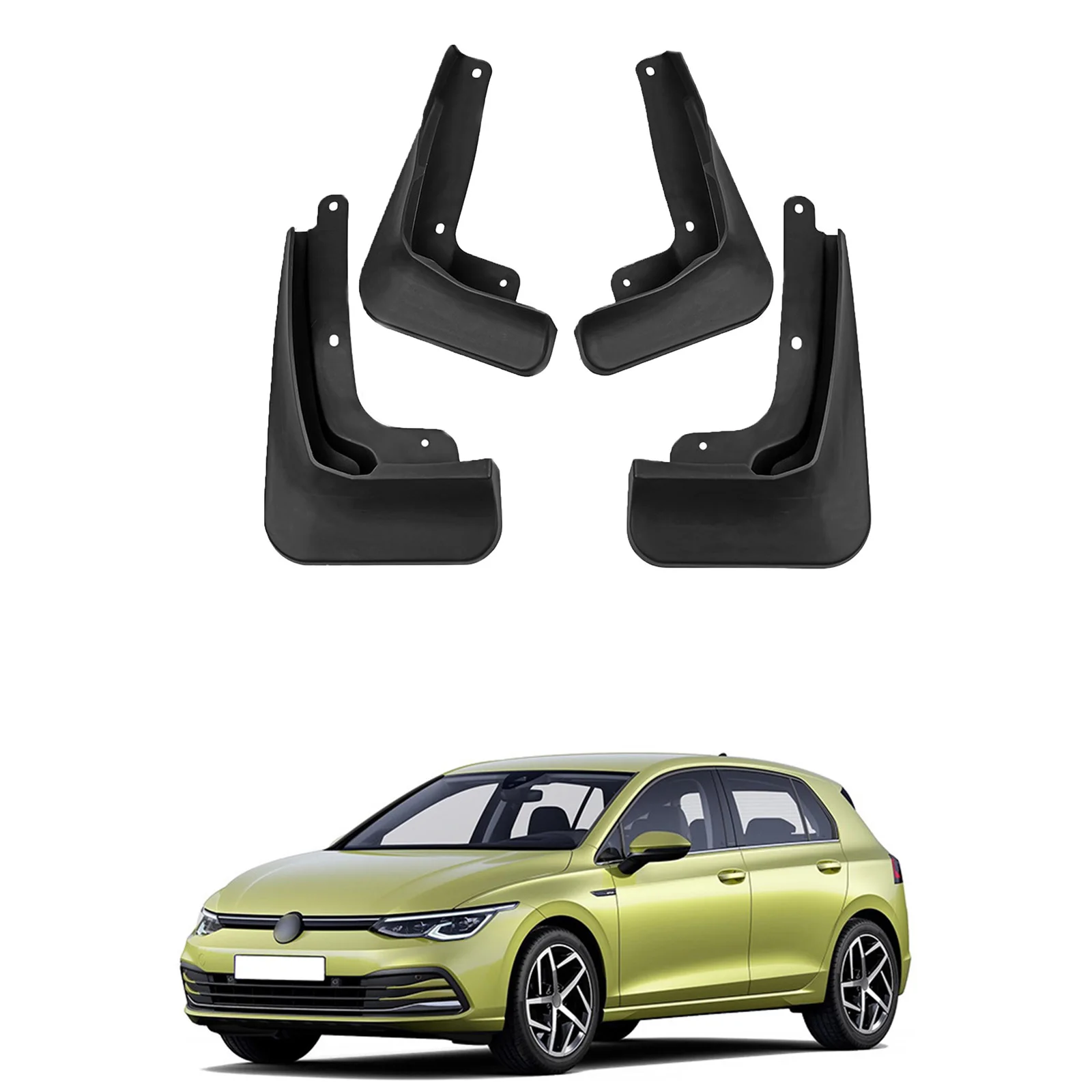 

for VW Golf 8 MK8 Car Mud Flaps 2020-2023 Mudguard Splash Guards Fender Front Rear Mudflaps Accessories 4PCS