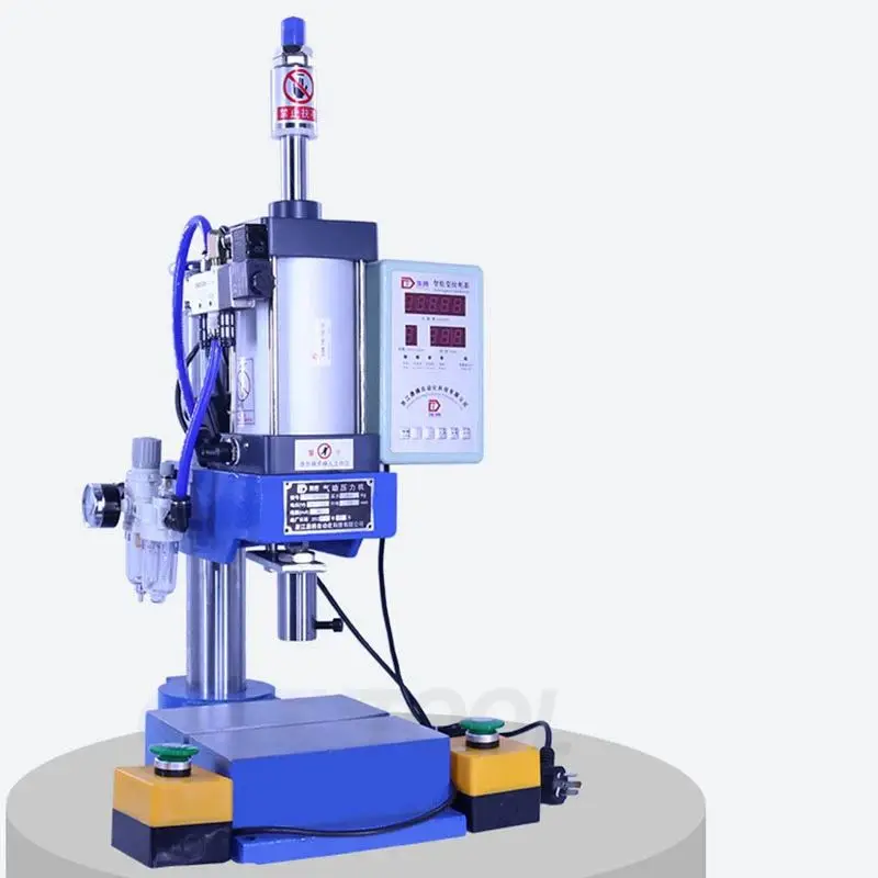 63 Pneumatic Press Machine Small Table Air Cylinder Pneumatic Punching Press Machine Support Customization Hole Punching Machine