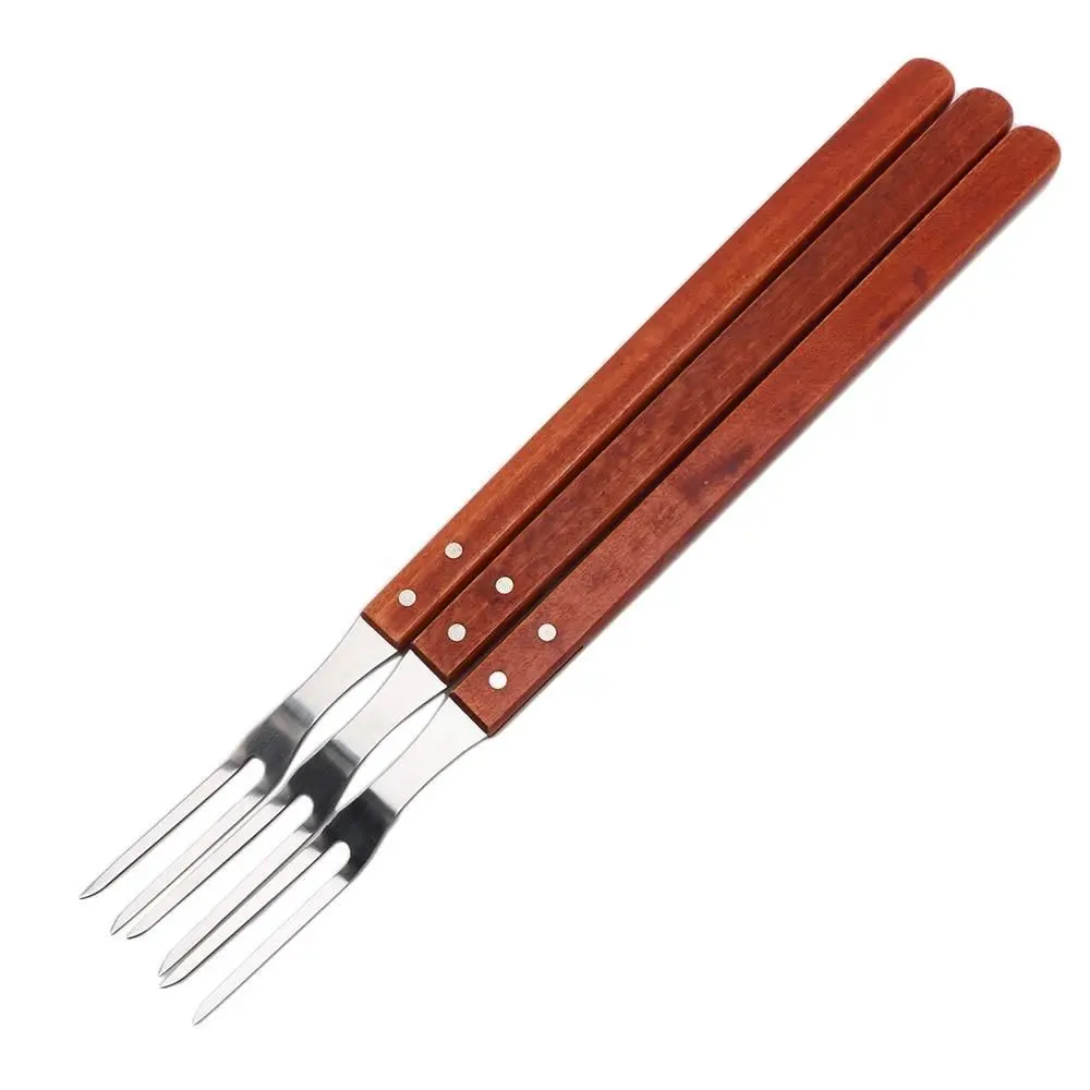 

Classic Beef Pork Turkey Metal Stainless Steel Cooking Barbecue Fork Kitchen Gadgets Carving Fork BBQ Tool Meat Fork