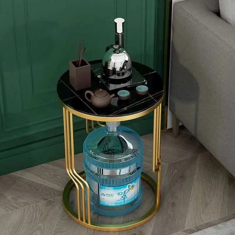 

Small Marble Coffee Table Living Room Office Modern Round Coffee Table Bedside Salon Entryway Mobiliario De Biblioteca Tables
