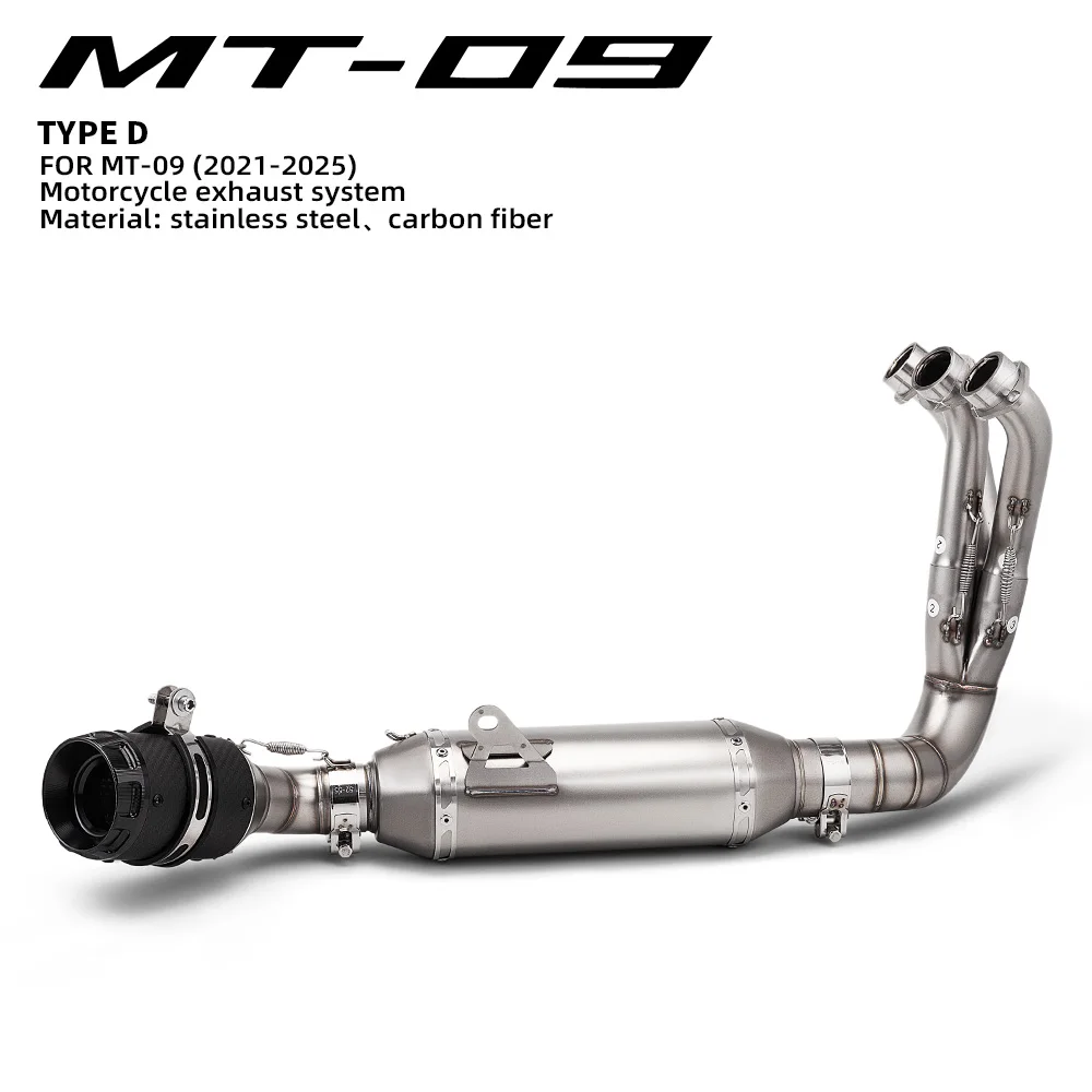 

For 2021-2025 YZF MT09 full system motorcycle off-road exhaust front pipe scooter off-road mini motorcycle exhaust pipe