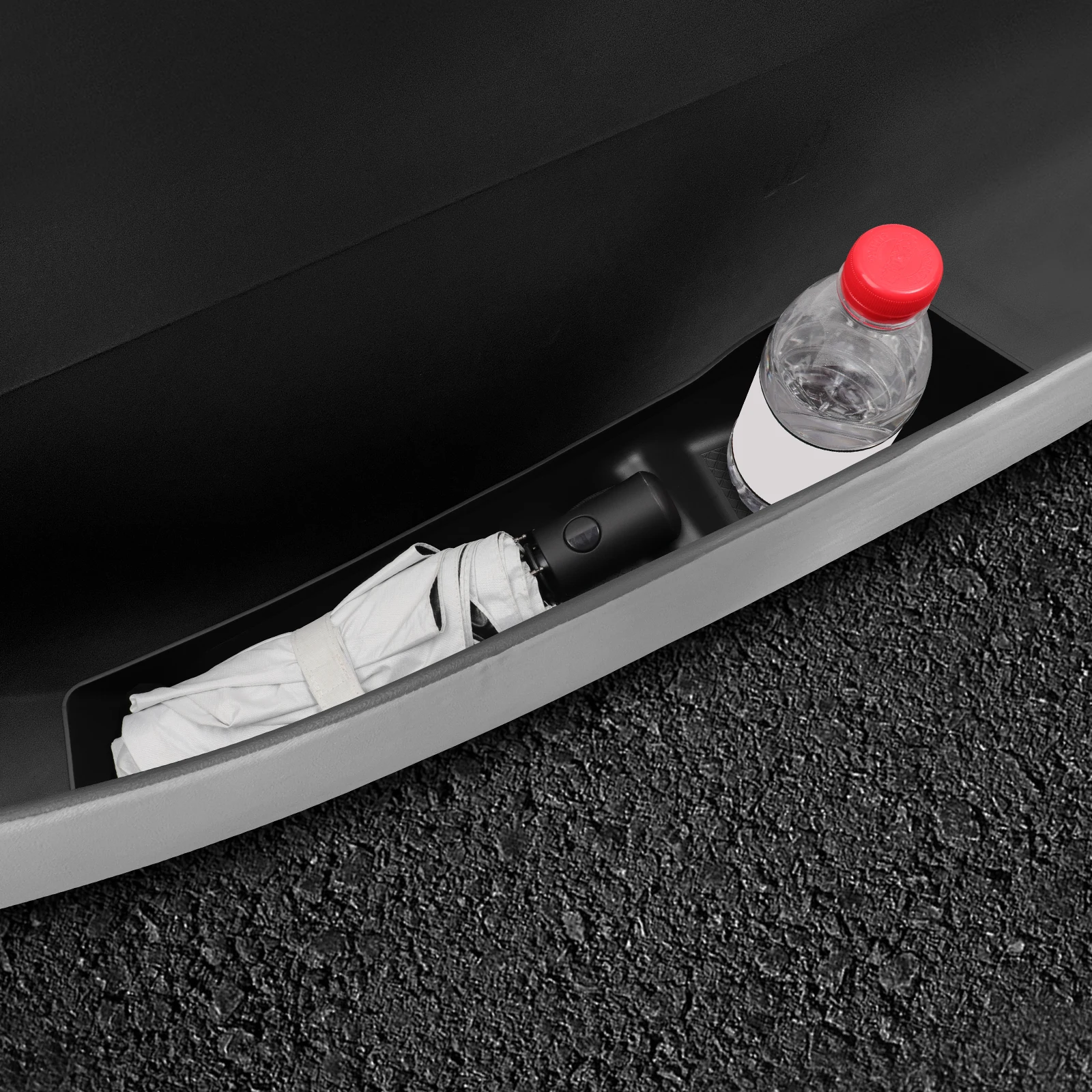 Für Geely Galaxy E5 2024-2026: Auto-Türseiten-Aufbewahrungsbox, Auto-Zubehör, TPE-Vordertürschlitz-Organizer, schmutzabweisende Ablage – Detail 8