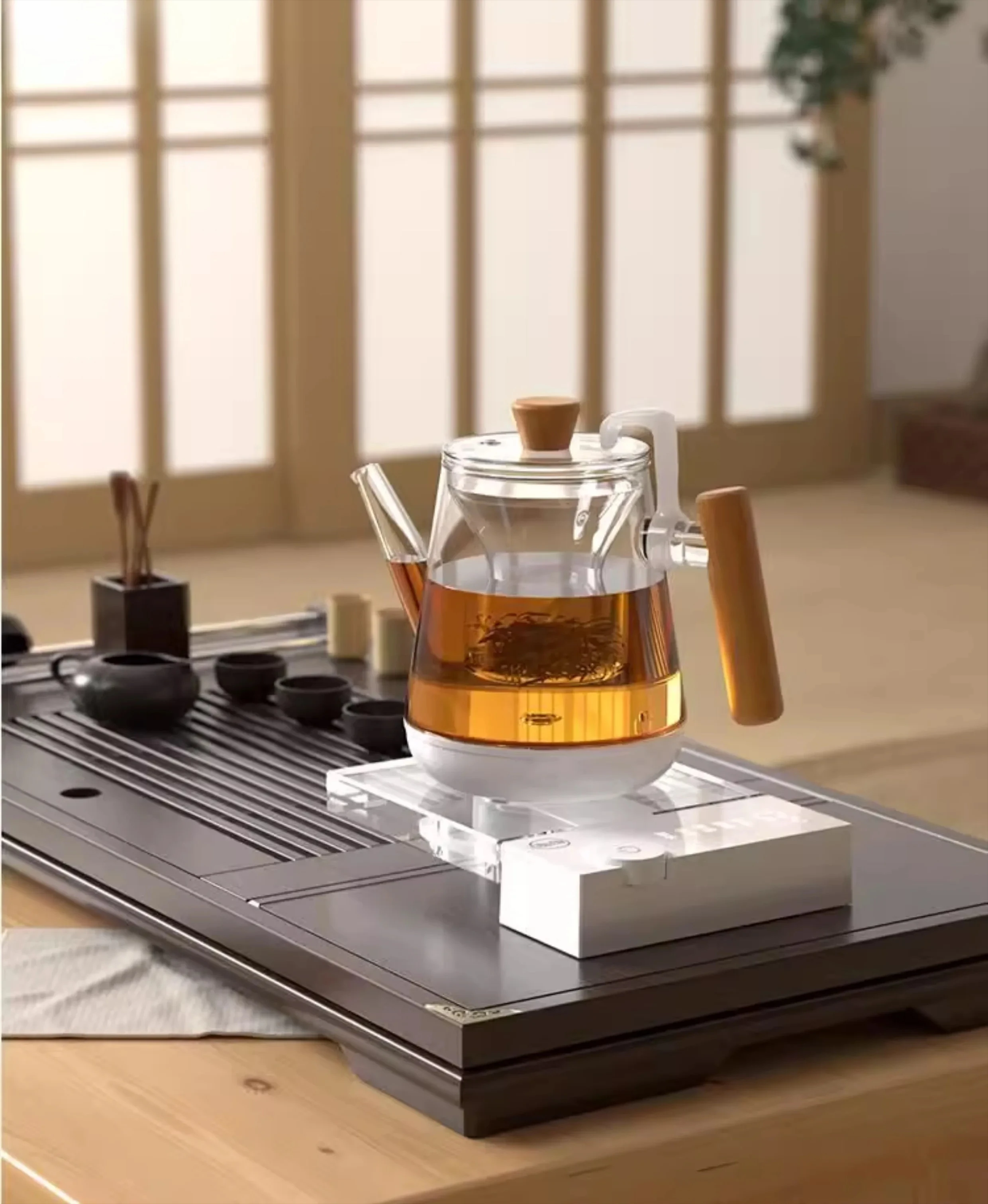 ZML kettle fully automatic water supply electric kettle special thermal insulation integrated tea set glass