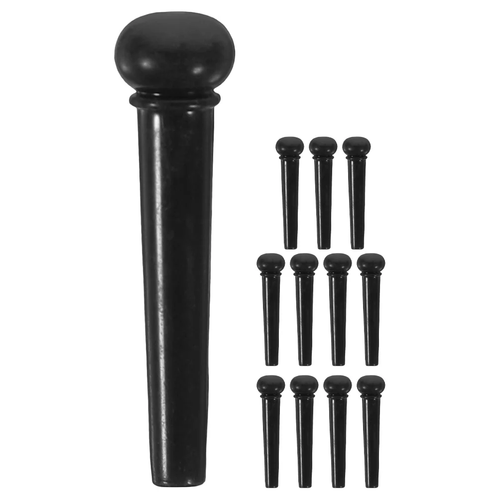 

12Pcs Guitar Bridge Pins High Hardness Durable Replacement Pins for Acoustic Electric Guitars Stable Sound Guitar Accessories