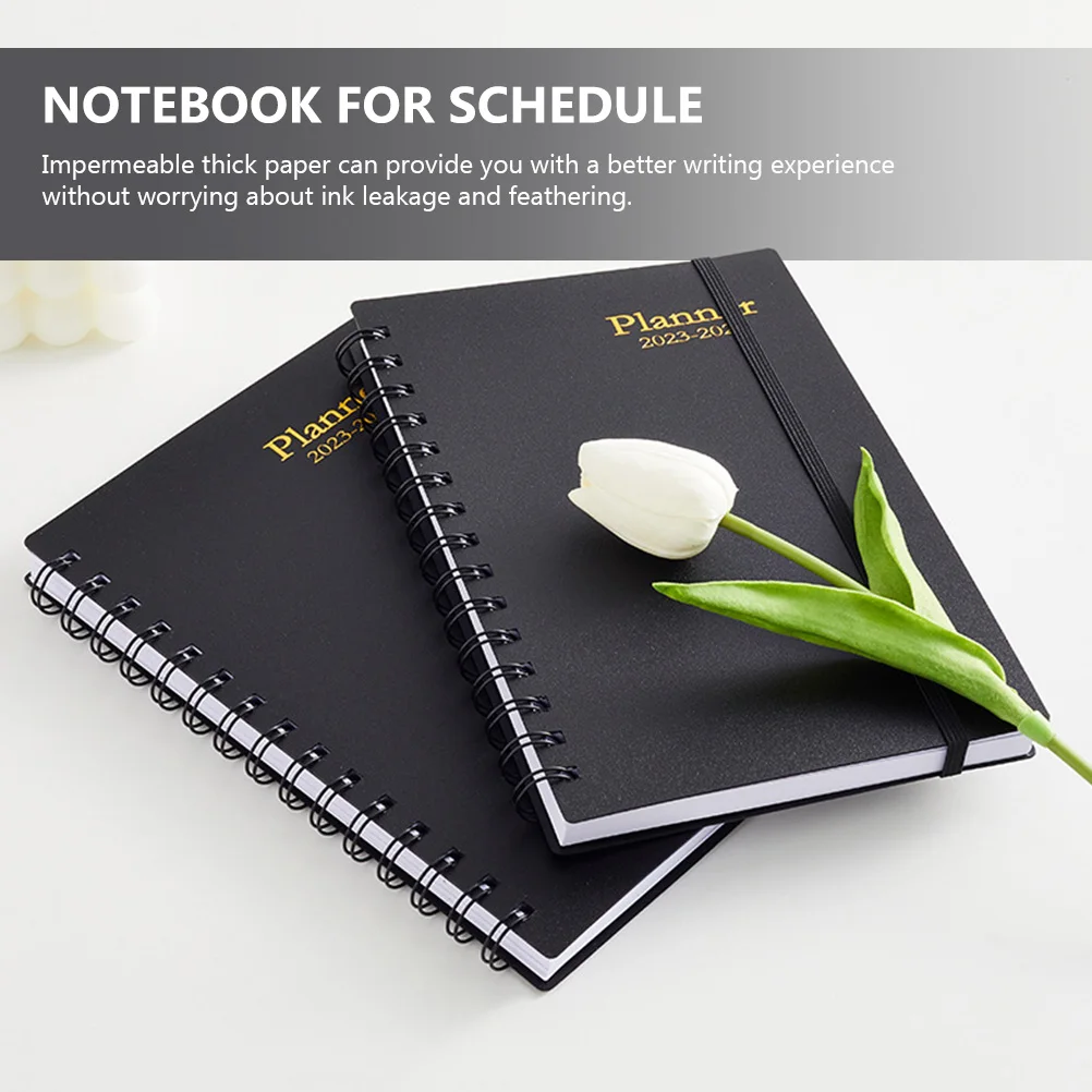 Weekly Planner Notebook A5 Size Impermeable Thick Paper Better Writing Experience Calendar Schedule Notepad School Work Daily