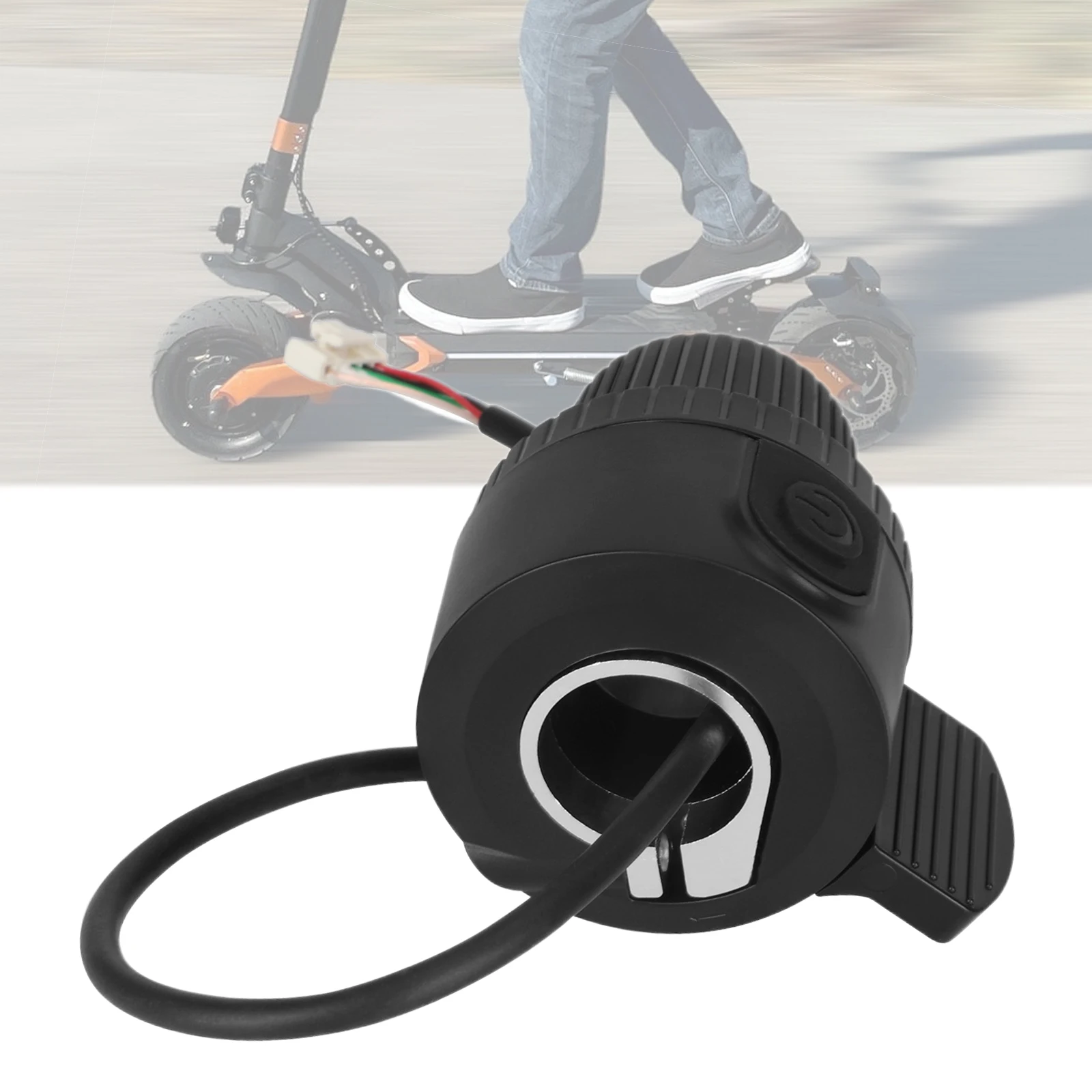 

Throttle Switch Replacement Thumb Speed Controller Twist-Grip Thumb Throttle Accelerator for Kukirin G3/G4 Electric Scooter