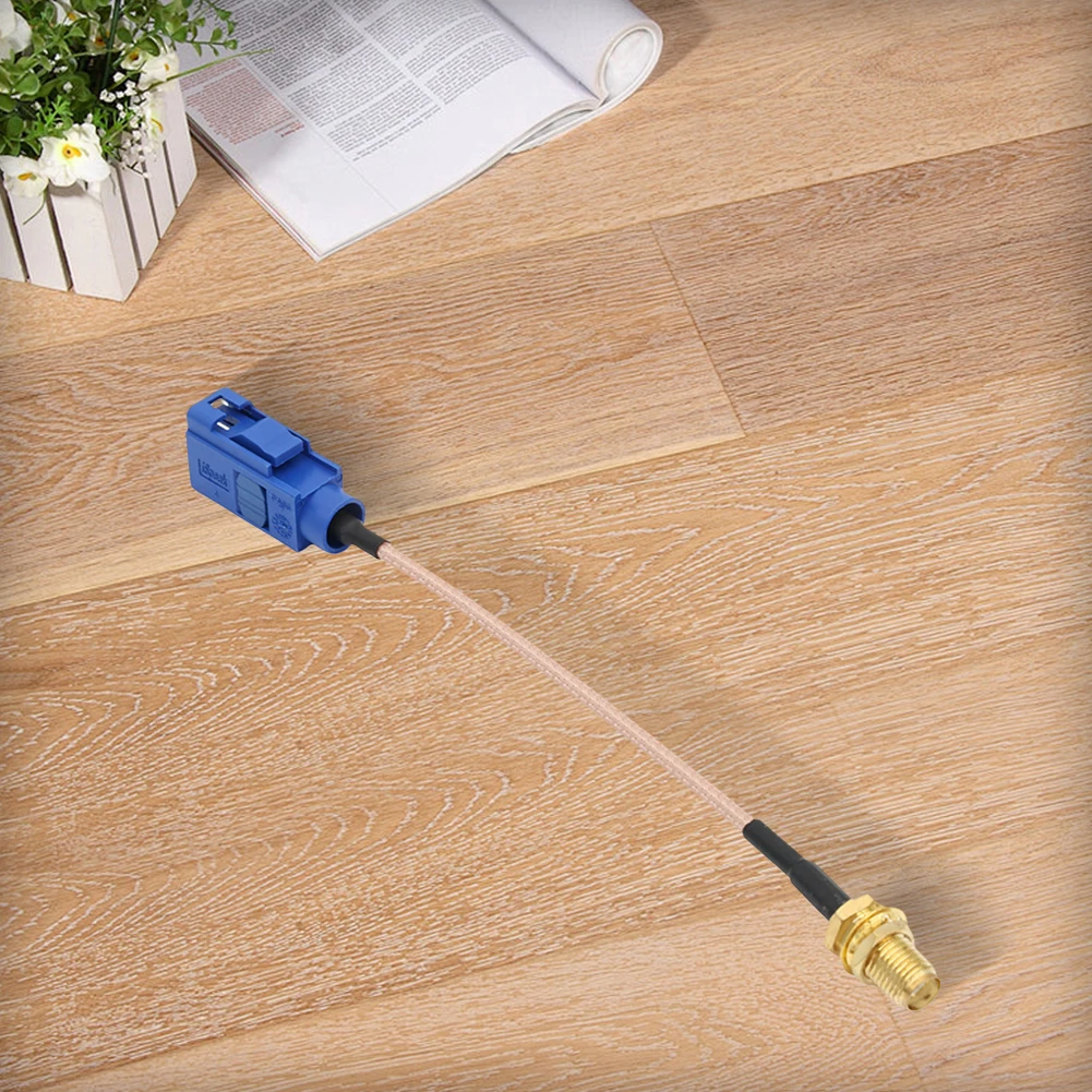Cable RF coaxial hembra Fakra C a SMA de 10cm, adaptador de Cable RG316, Cable de extensión de antena Fakra SMA para dispositivo inalámbrico, antena de Radio
