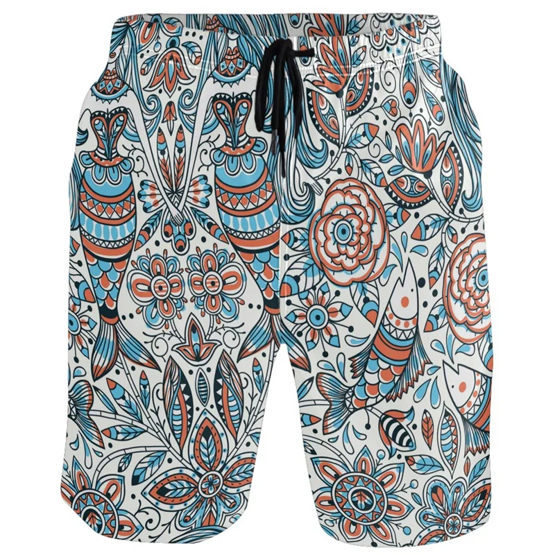 Graffiti Graphic Shorts com Ilusão Óptica, Calças Hip Hop, Impressão 3D, Y2K Board Shorts, Verão, Hawaii Swimsuit, Cool Surf, Swim Trunks