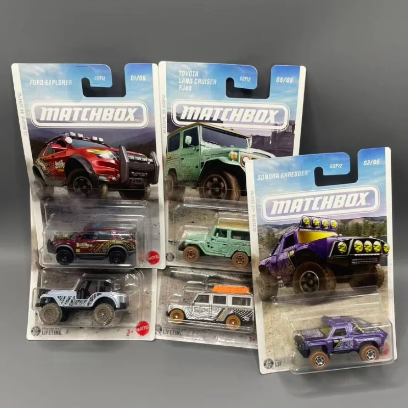 

Matchbox Jurassic Series Ford Jeep Sonora Shredder Toyota Fj40 Off-Road Metal 1:64 Scale Diecast Car Collectible Vehicle Toy