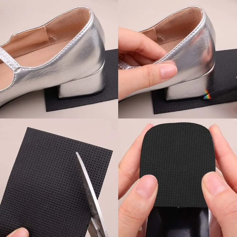 Portable Elastic Sole Anti Slip Sticker Repair Wearable Shoe Sole Protectors Self Adhesive Shoe Mute Cushion
