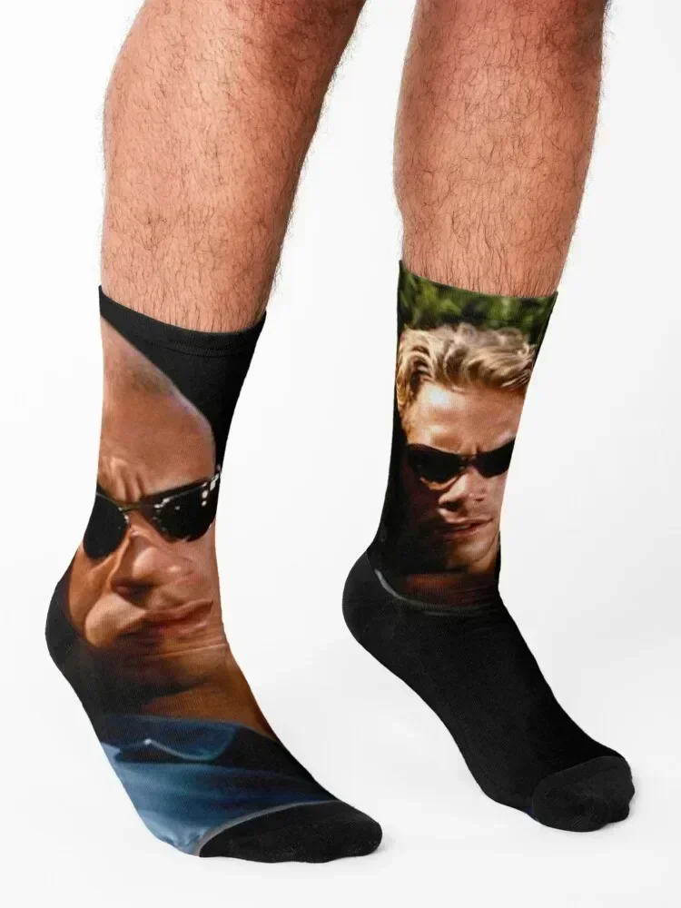 الكثير من الجوارب Fast and the Furious مع طباعة كرة القدم المضادة للانزلاق المشي لمسافات طويلة للرجال الجوارب النسائية