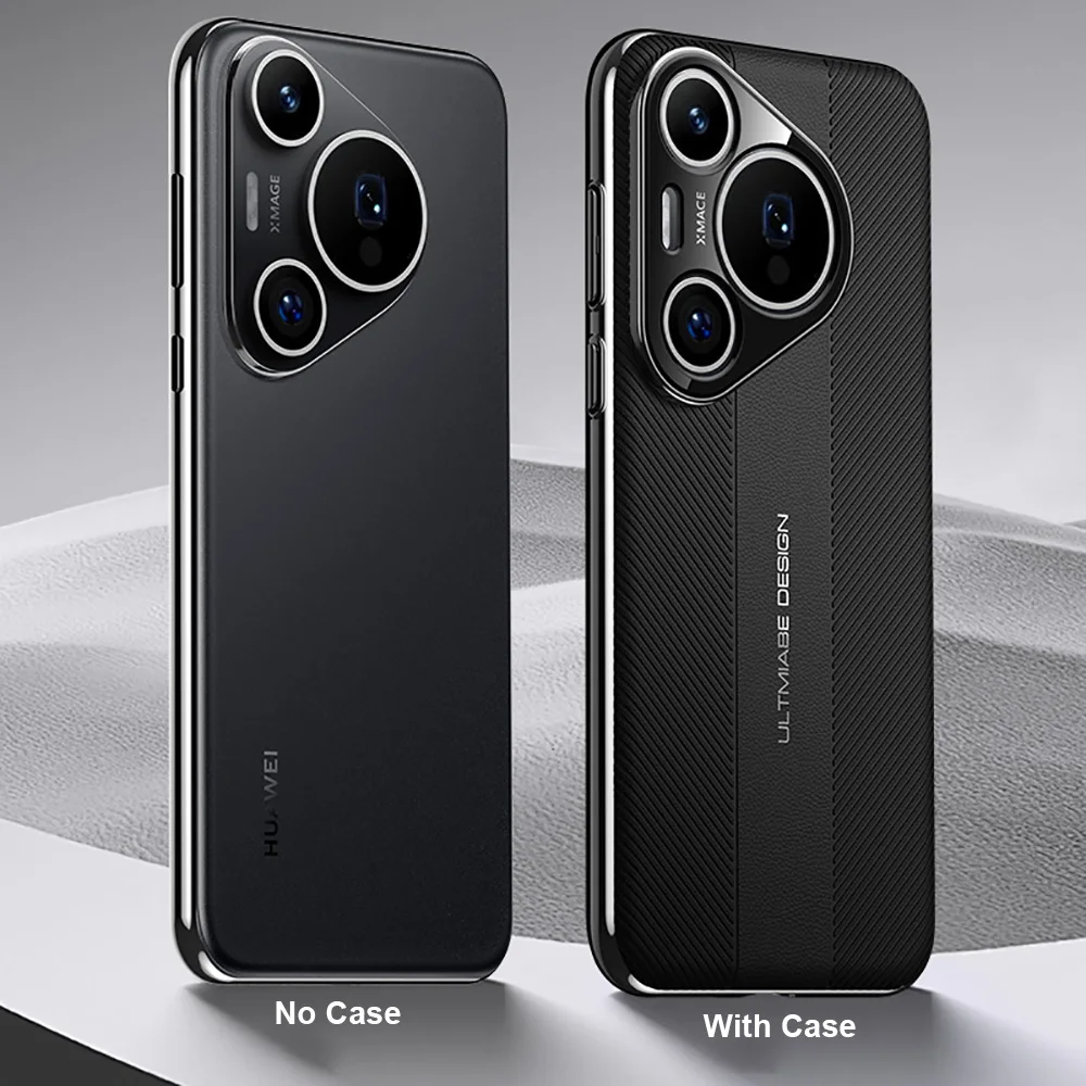 حافظة لهاتف هواوي بورا 80 الترا حافظة فاخرة راقية للأعمال حافظة جلدية مغناطيسية Pura 70 Pro Plus