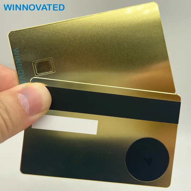 10 0.pieces.Custom.Personalized Stainless Steel Laser Cut Metal RFID Business Card