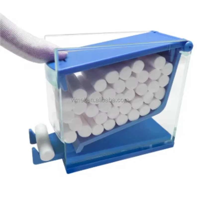 

Dental Cotton Roll Dispenser Holder Press Type Box Holder Dental Swab Storage Box Dentistry Organizer Accessories Lab Supplies