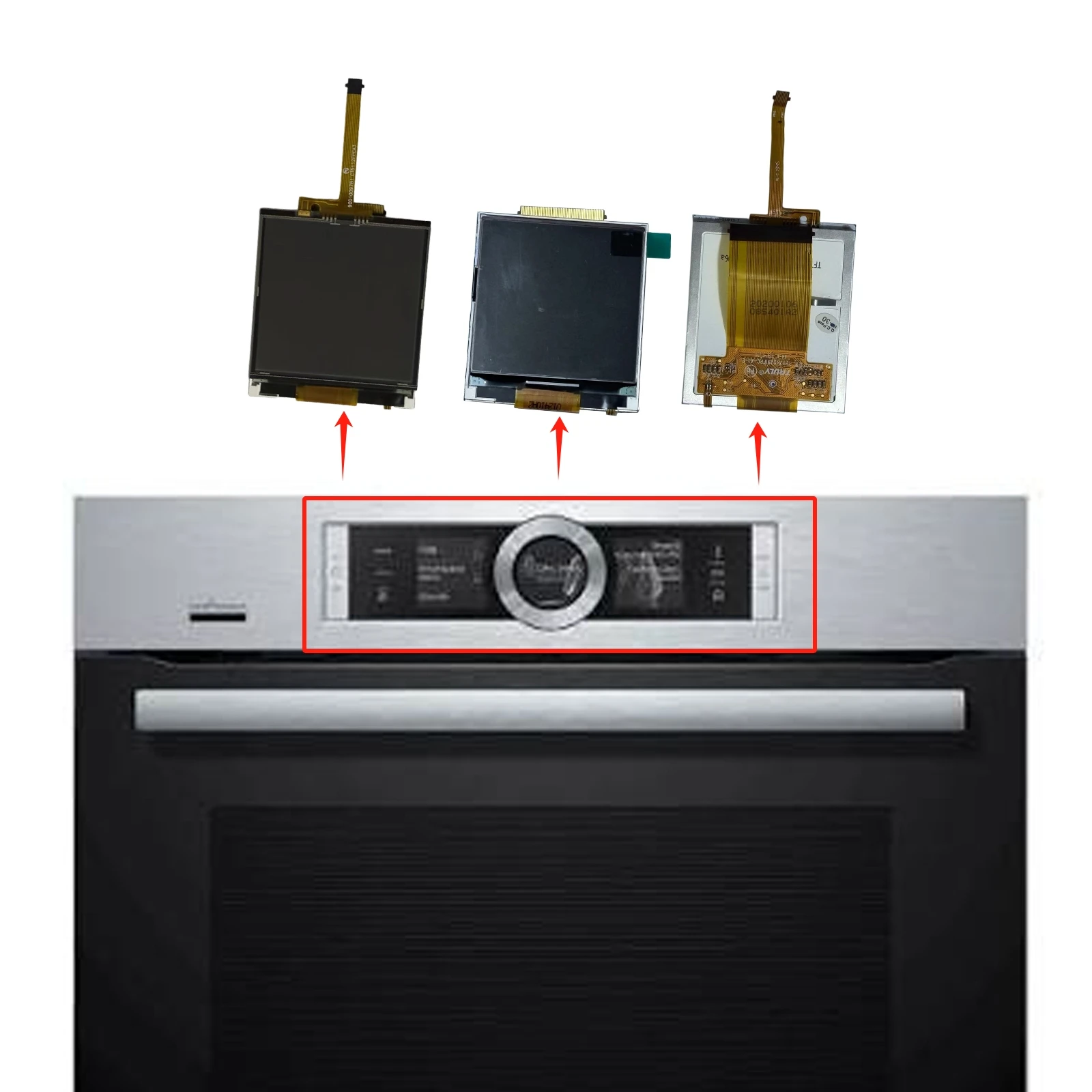 Original LCD Touch Screen Assembly For Bosch Serie 8 Built-in Oven HRG636 HRG656 HRG6767 HRG6769 HRG856 HRG8769 Replacement Part