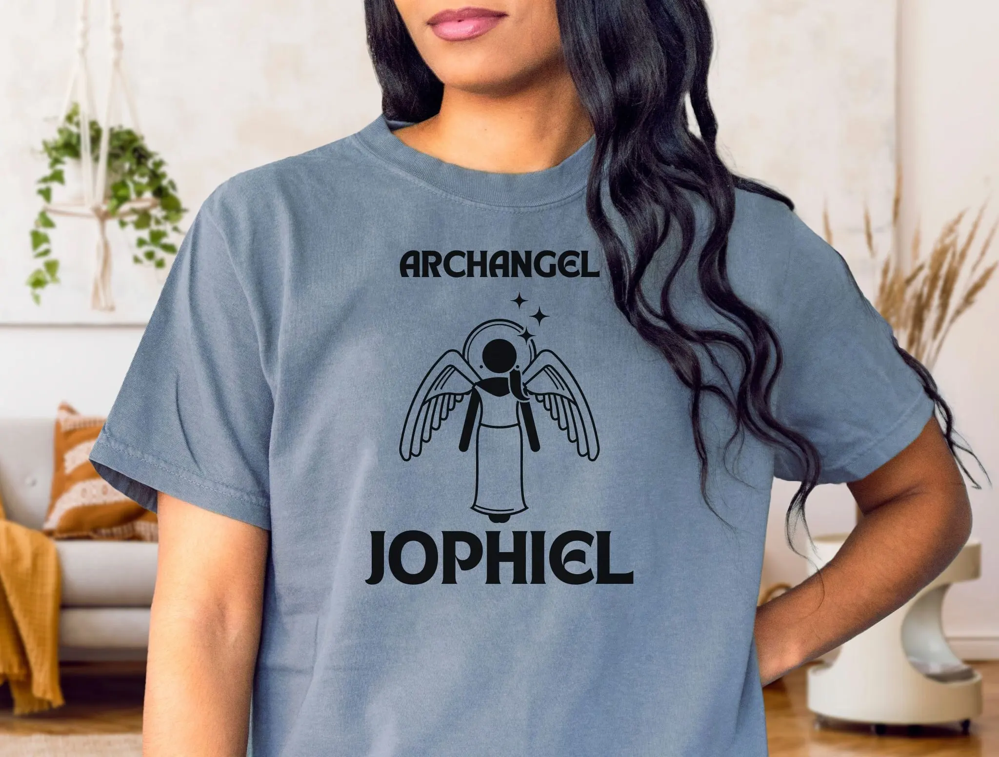 Erzengel Jophiel T-Shirt Erzengel Bogenengel Heilige Geometrie Spiritueller Engel