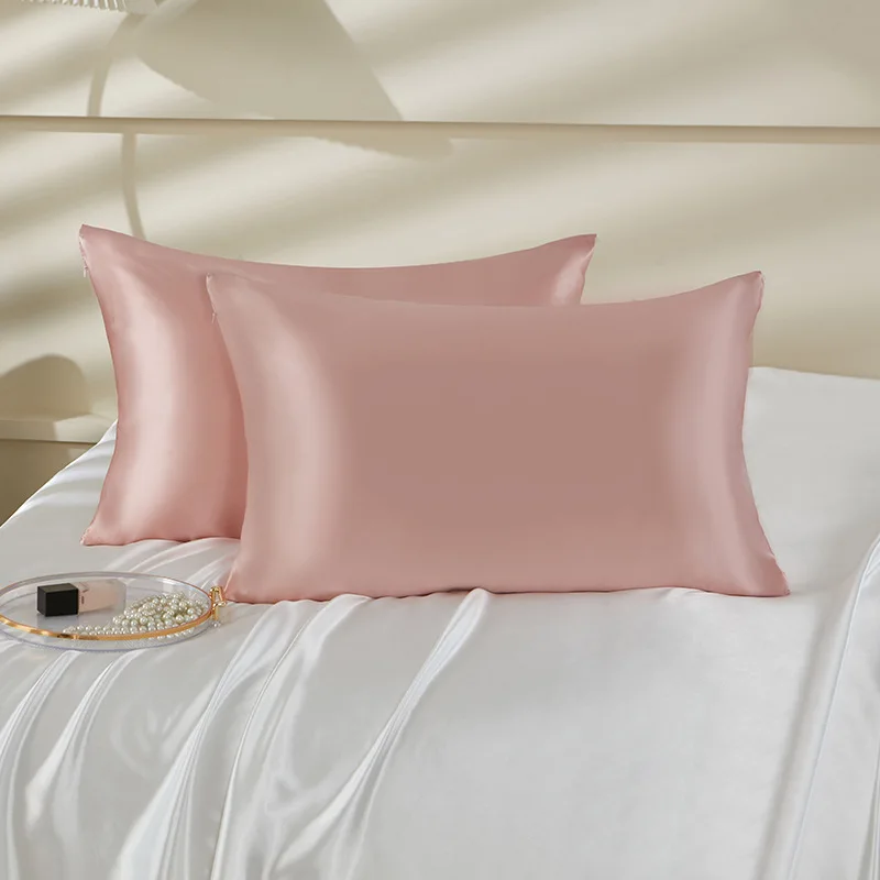 22 Momme 100% Pure Mulberry Silk Pillowcase for Hair Skin Double-Sided Natural Silk Soft Envelope-style Pillow Case Pillowcase