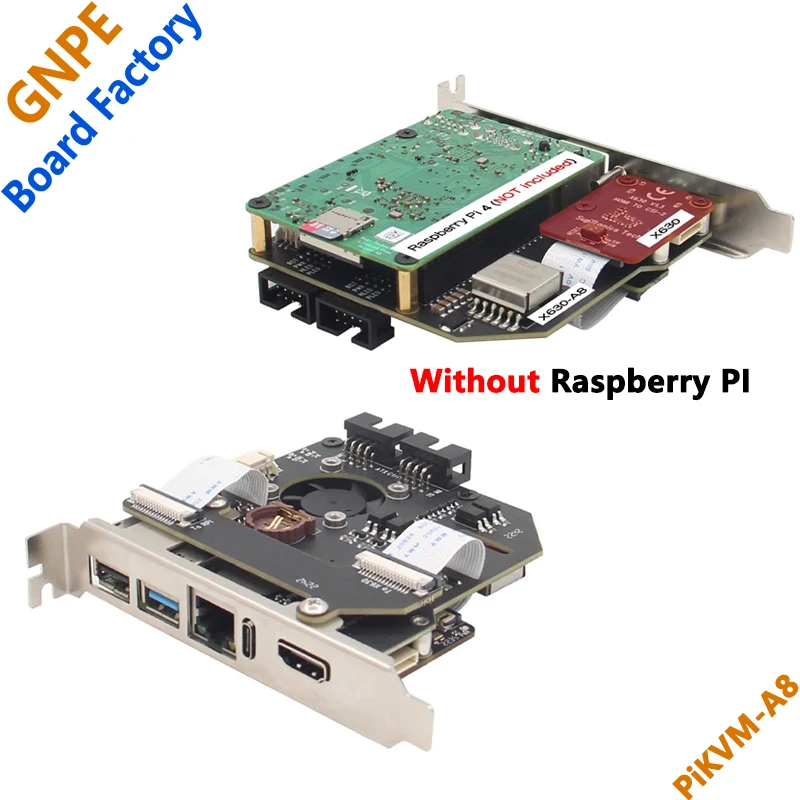 

PiKVM-A8 Raspberry PI 4 Remote control Operation and Maintenance overip server kvm HDMI CSI